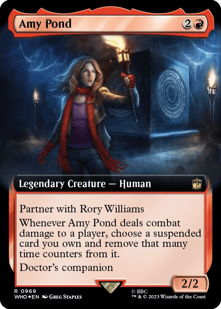 Amy Pond (Extended Art) (Surge Foil) [Doctor Who] | D20 Games