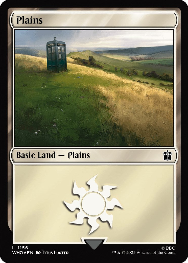 Plains (1156) (Surge Foil) [Doctor Who] | D20 Games