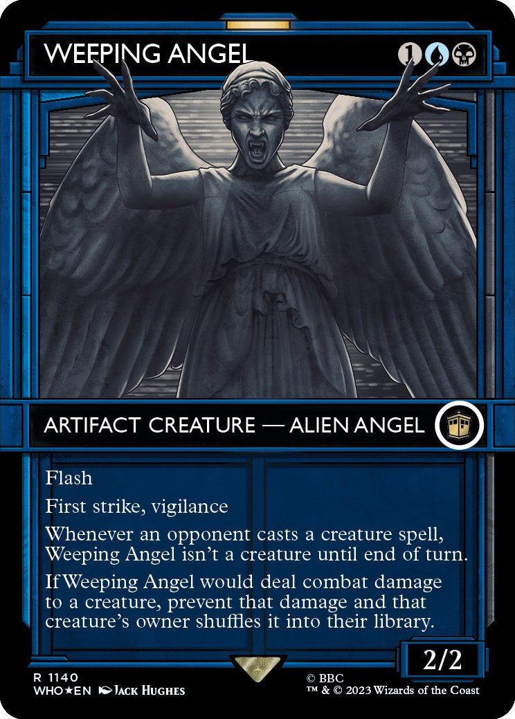 Weeping Angel (Showcase) (Surge Foil) [Doctor Who] | D20 Games