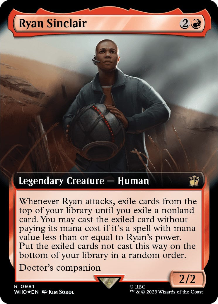 Ryan Sinclair (Extended Art) (Surge Foil) [Doctor Who] | D20 Games