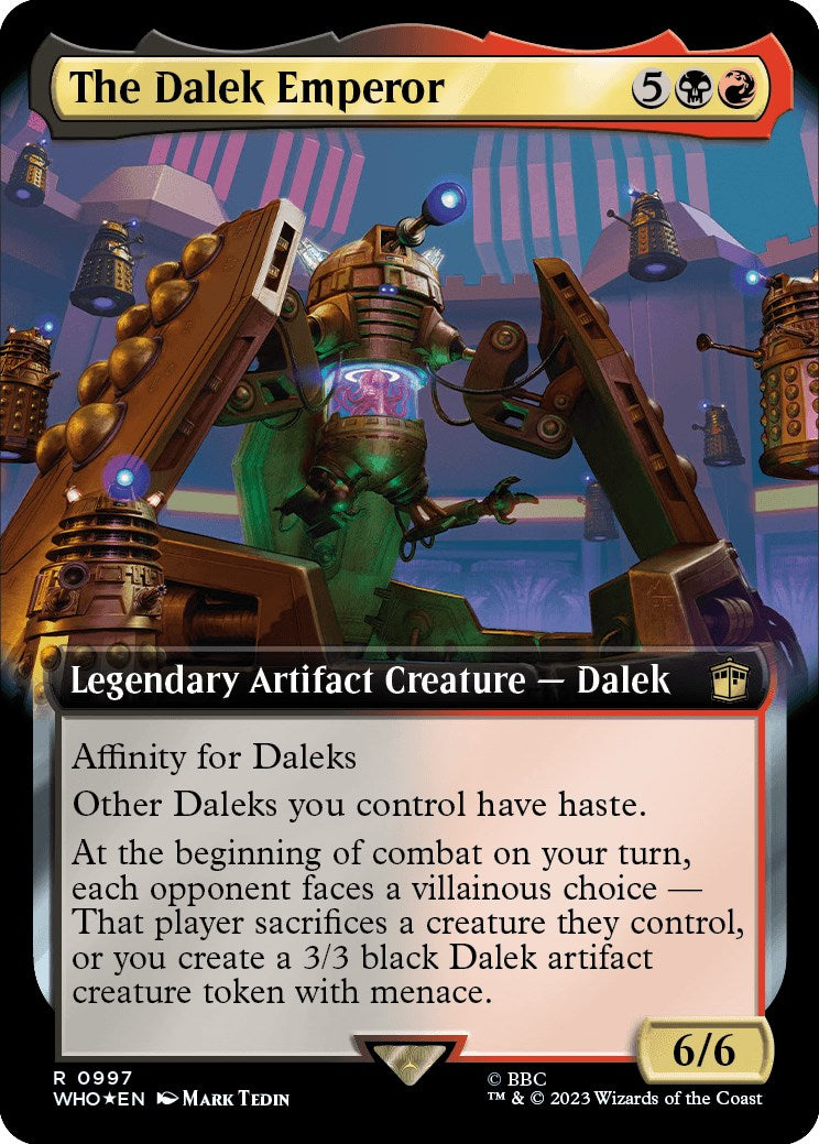 The Dalek Emperor (Extended Art) (Surge Foil) [Doctor Who] | D20 Games