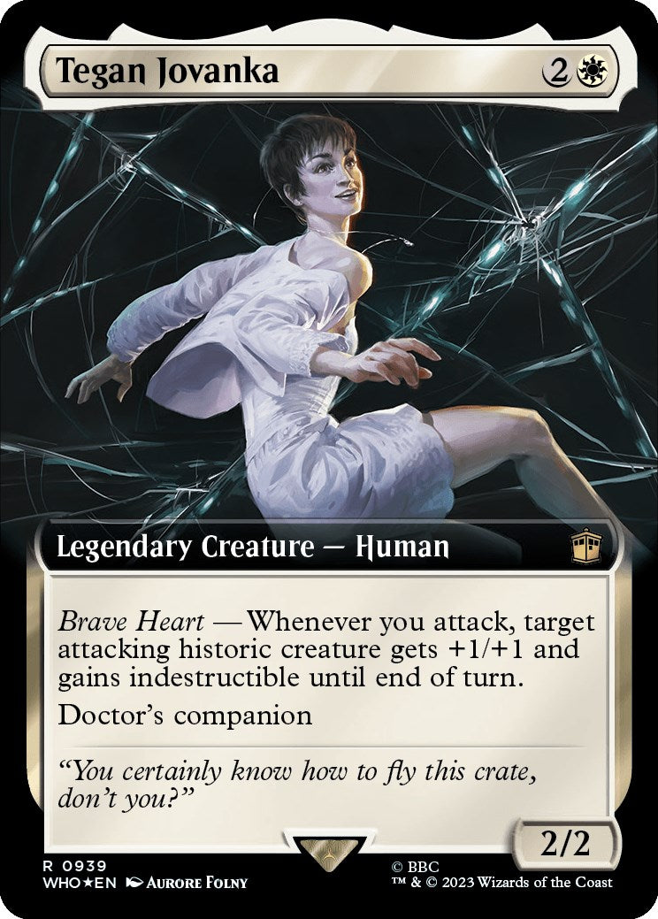 Tegan Jovanka (Extended Art) (Surge Foil) [Doctor Who] | D20 Games