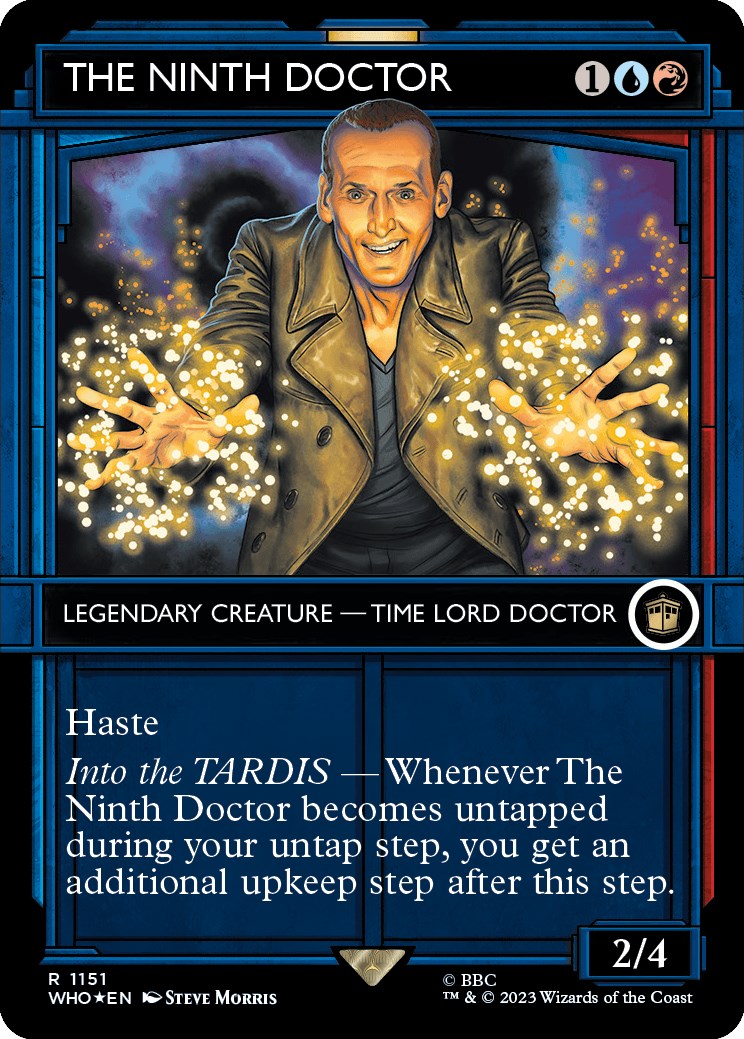 The Ninth Doctor (Showcase) (Surge Foil) [Doctor Who] | D20 Games