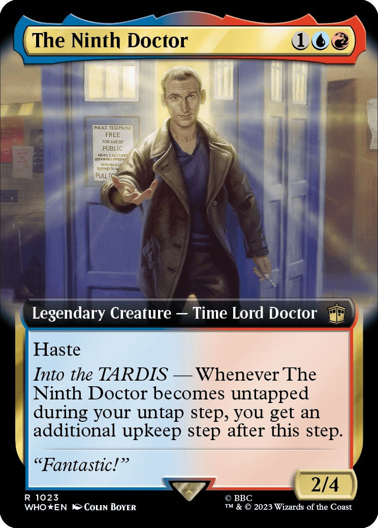 The Ninth Doctor (Extended Art) (Surge Foil) [Doctor Who] | D20 Games