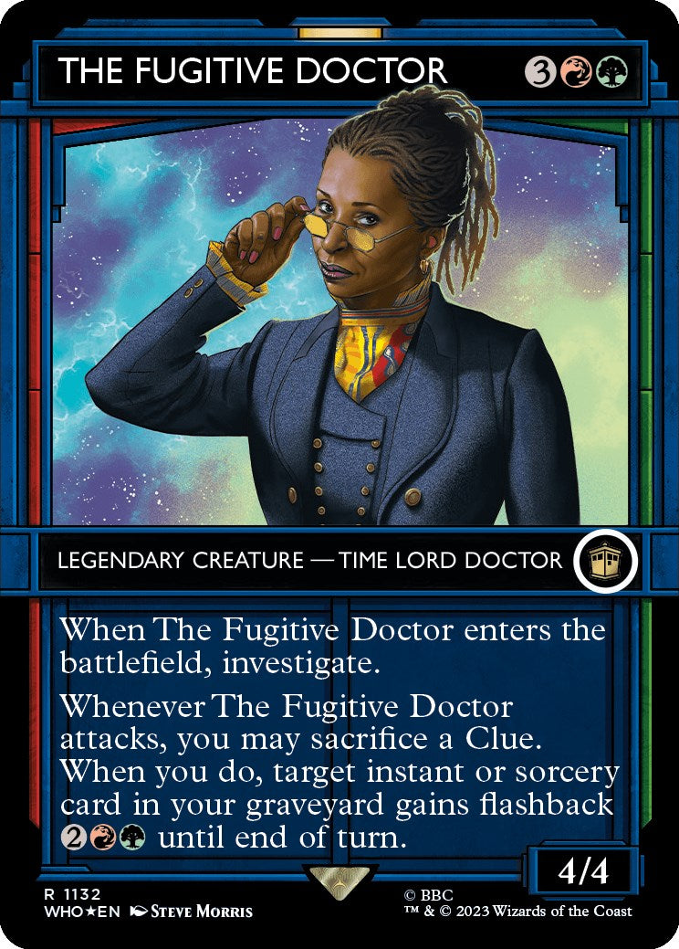 The Fugitive Doctor (Showcase) (Surge Foil) [Doctor Who] | D20 Games
