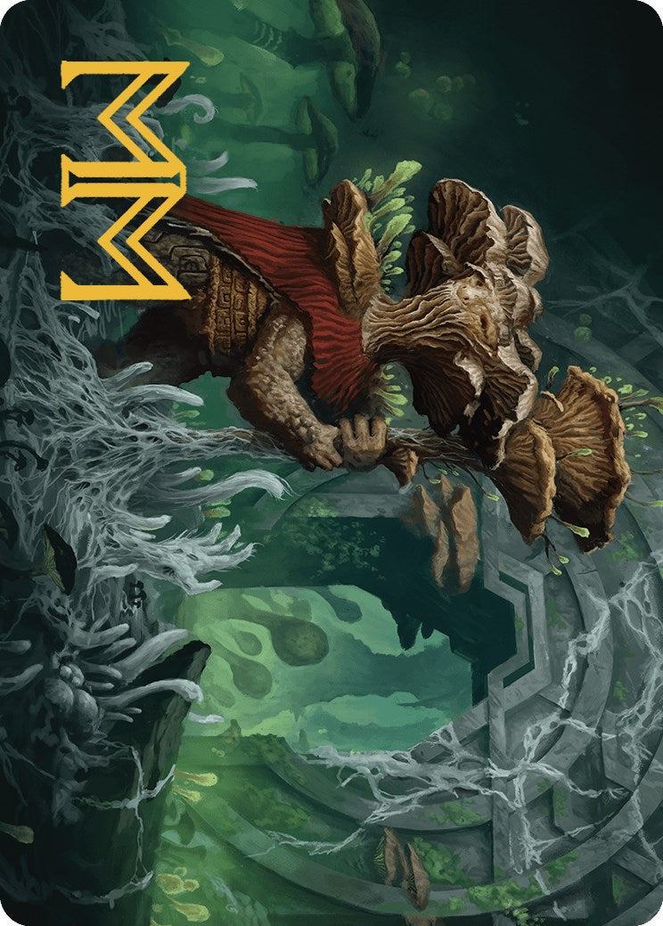 Tendril of the Mycotyrant Art Card (Gold-Stamped Signature) [The Lost Caverns of Ixalan Art Series] | D20 Games