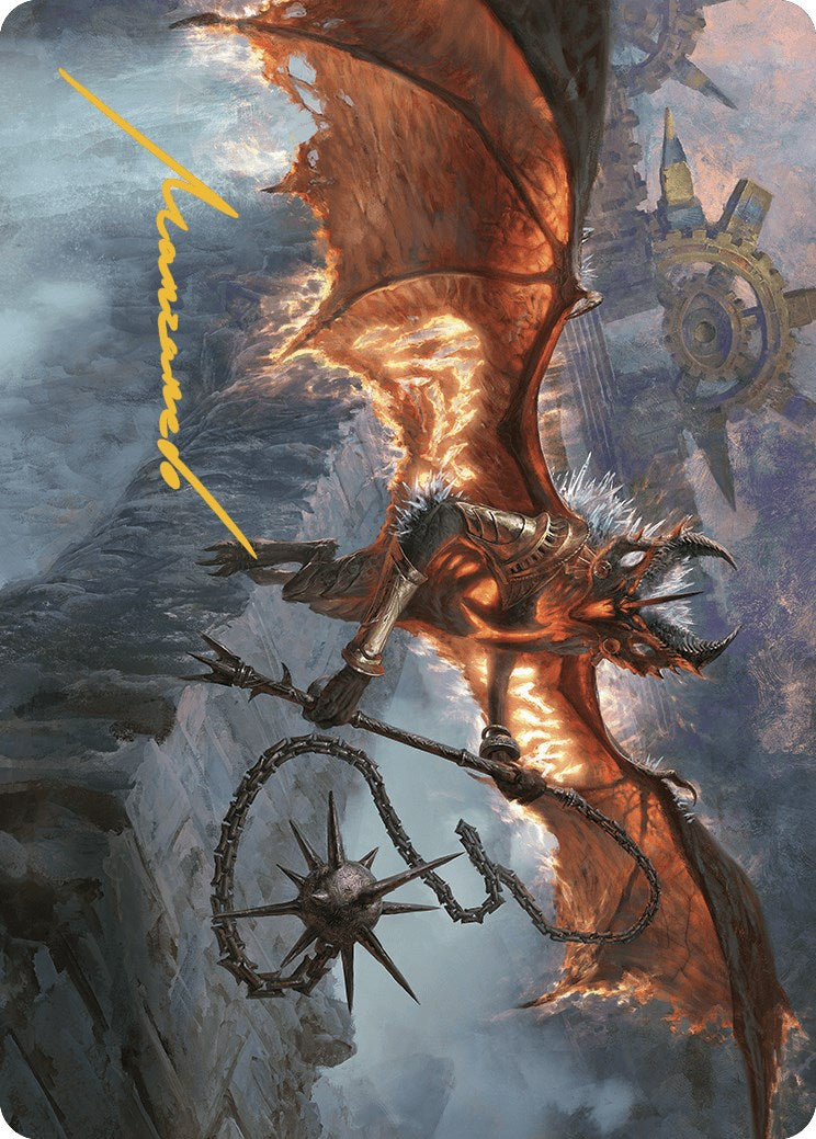 Bloodletter of Aclazotz Art Card (15/81) (Gold-Stamped Signature) [The Lost Caverns of Ixalan Art Series] | D20 Games