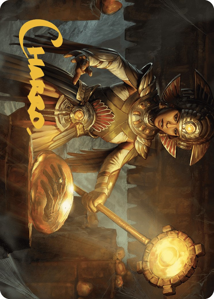 Curator of Sun's Creation Art Card (Gold-Stamped Signature) [The Lost Caverns of Ixalan Art Series] | D20 Games