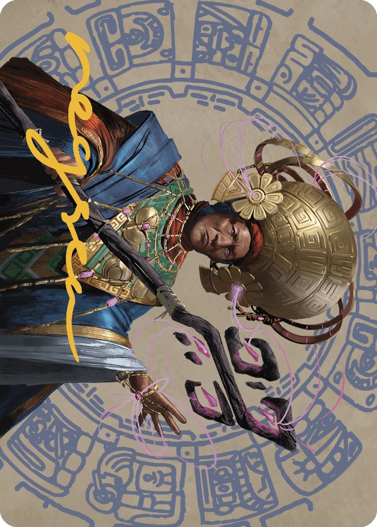 Akal Pakal, First Among Equals Art Card (46/81) (Gold-Stamped Signature) [The Lost Caverns of Ixalan Art Series] | D20 Games