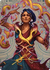 Saheeli, the Sun's Brilliance Art Card (Gold-Stamped Signature) [The Lost Caverns of Ixalan Art Series] | D20 Games