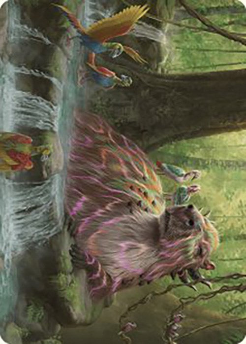 Basking Capybara Art Card [The Lost Caverns of Ixalan Art Series] | D20 Games