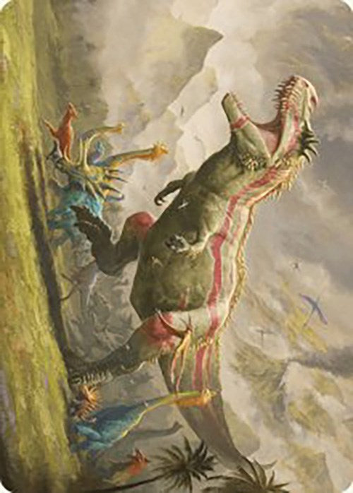 Ghalta, Stampede Tyrant Art Card [The Lost Caverns of Ixalan Art Series] | D20 Games