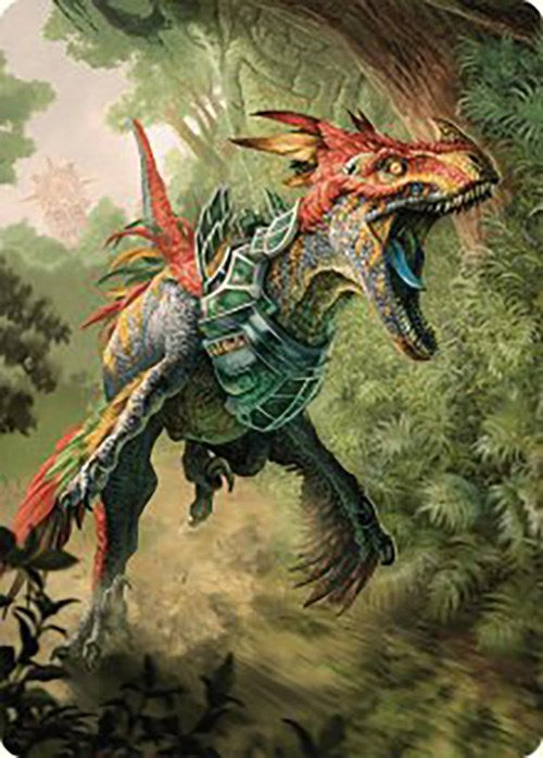 Dinosaur Token Art Card [The Lost Caverns of Ixalan Art Series] | D20 Games