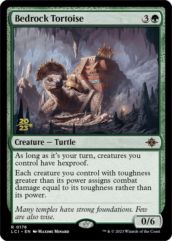 Bedrock Tortoise [The Lost Caverns of Ixalan Prerelease Cards] | D20 Games