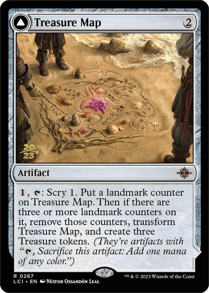 Treasure Map // Treasure Cove [The Lost Caverns of Ixalan Prerelease Cards] | D20 Games