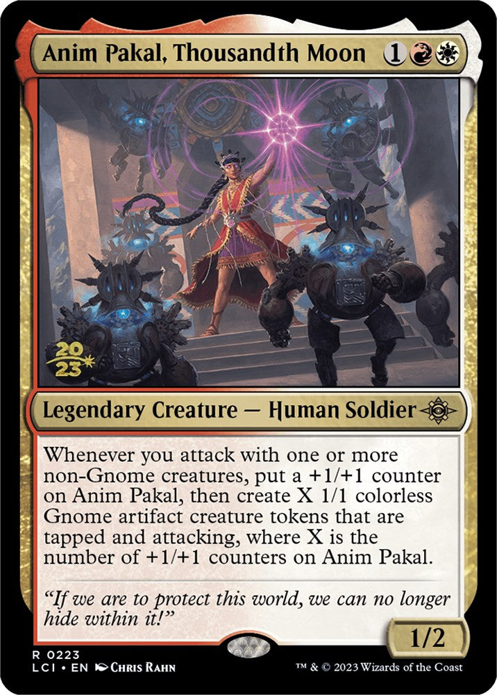 Anim Pakal, Thousandth Moon [The Lost Caverns of Ixalan Prerelease Cards] | D20 Games