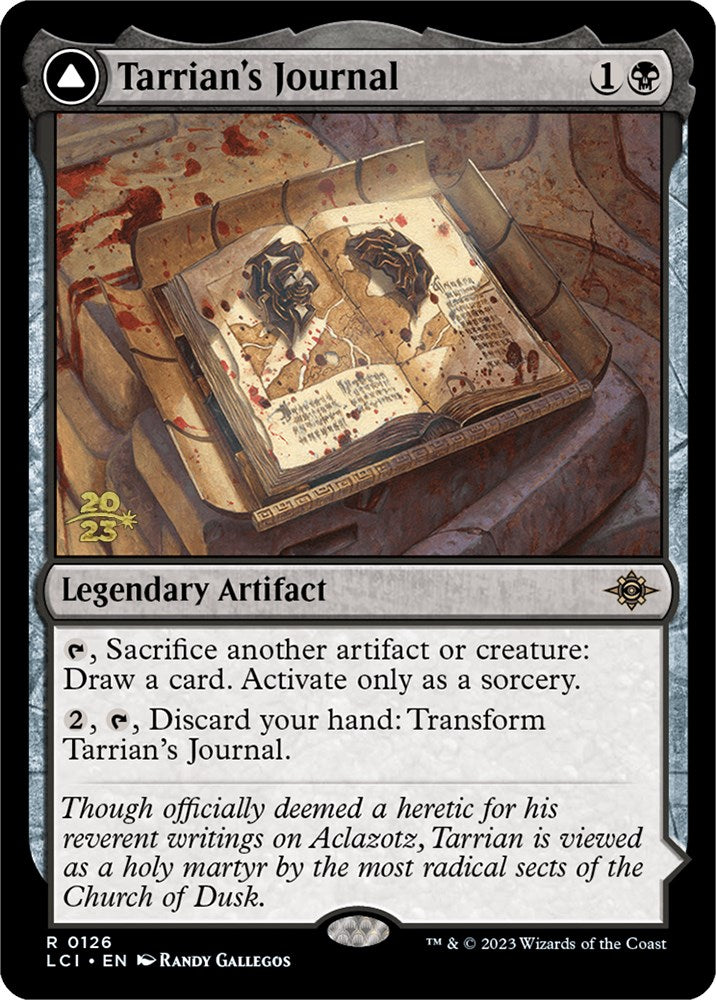 Tarrian's Journal // The Tomb of Aclazotz [The Lost Caverns of Ixalan Prerelease Cards] | D20 Games