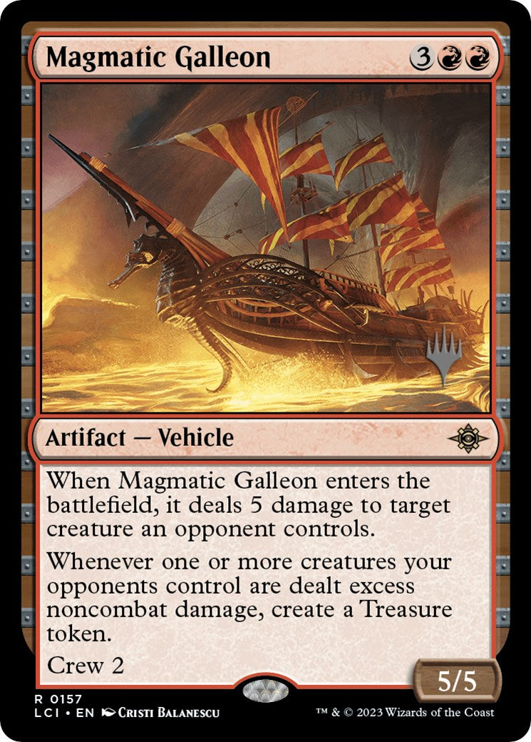 Magmatic Galleon (Promo Pack) [The Lost Caverns of Ixalan Promos] | D20 Games