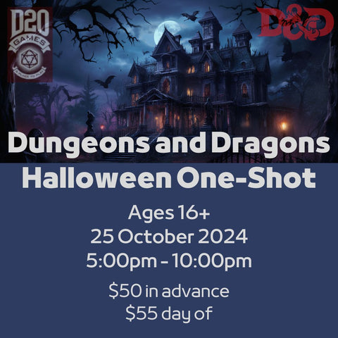 D&D Halloween One-Shot ticket