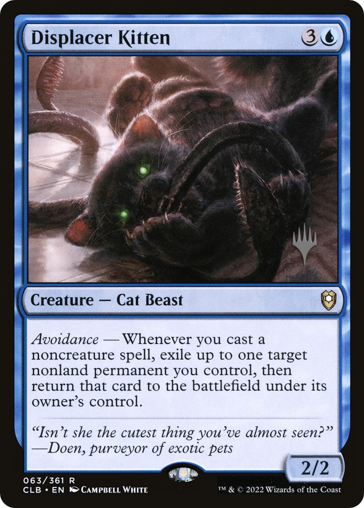 Displacer Kitten (Promo Pack) [The Lost Caverns of Ixalan Promos] | D20 Games