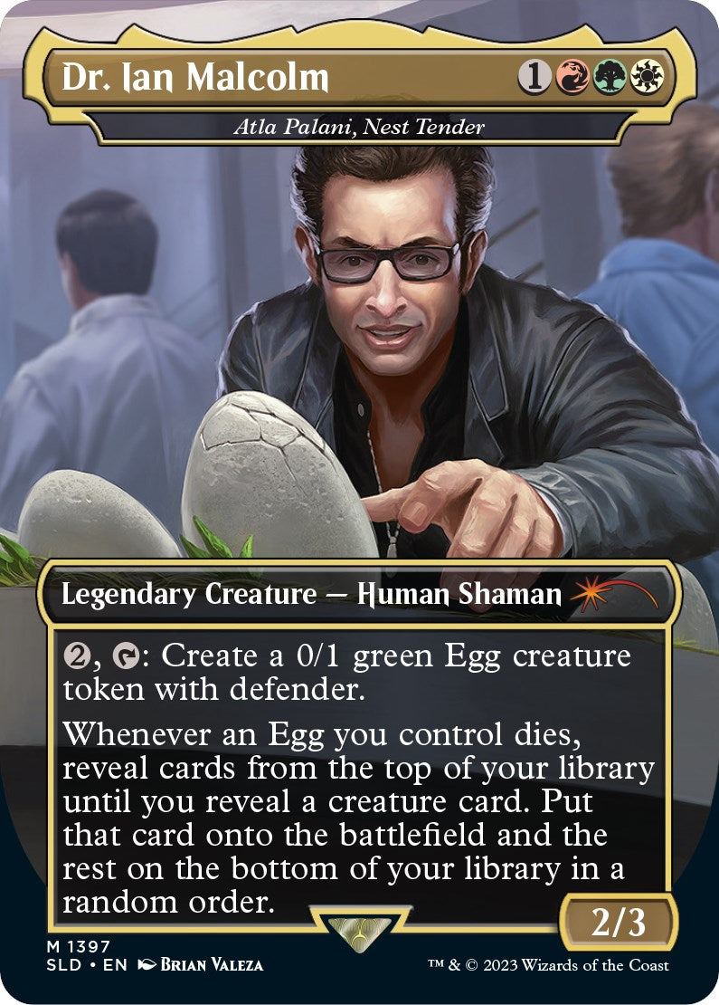 Dr. Ian Malcolm - Atla Palani, Nest Tender [Secret Lair Drop Series] | D20 Games