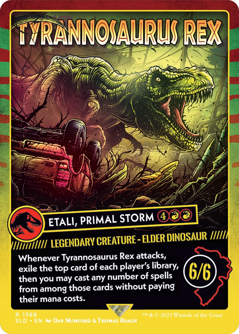 Tyrannosaurus Rex - Etali, Primal Storm [Secret Lair Drop Series] | D20 Games