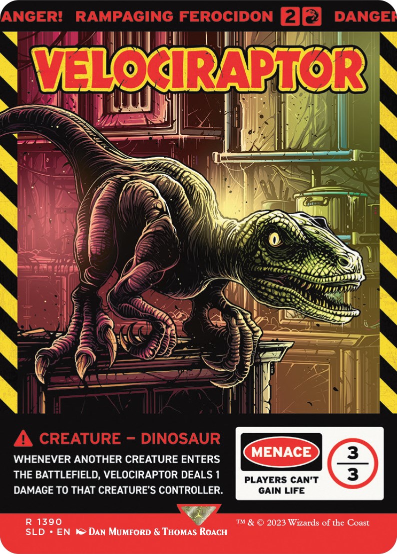 Velociraptor - Rampaging Ferocidon [Secret Lair Drop Series] | D20 Games