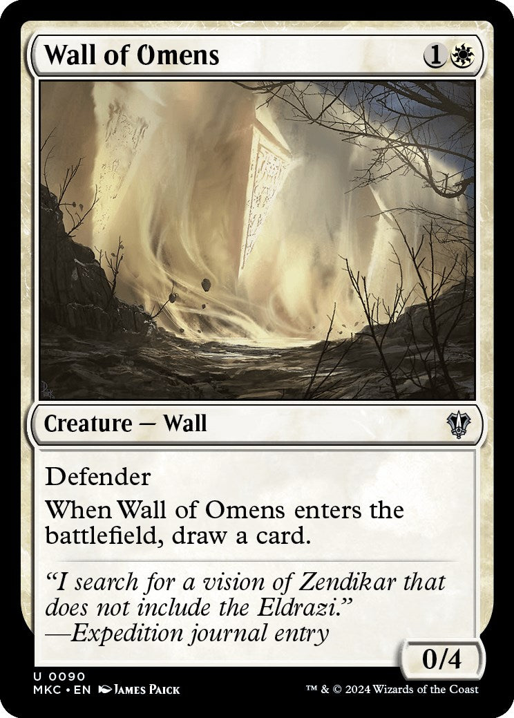 Wall of Omens [Murders at Karlov Manor Commander] | D20 Games