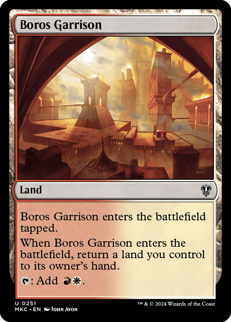 Boros Garrison [Murders at Karlov Manor Commander] | D20 Games