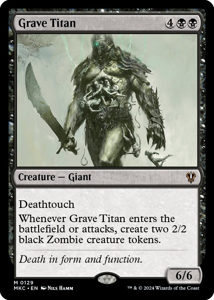 Grave Titan [Murders at Karlov Manor Commander] | D20 Games