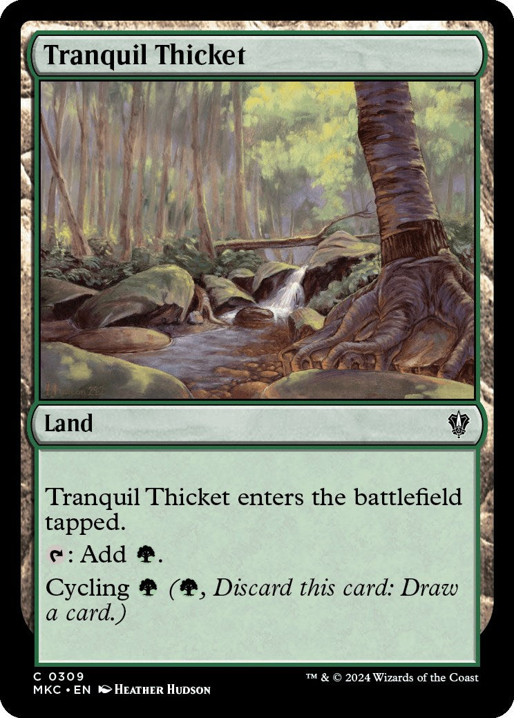 Tranquil Thicket [Murders at Karlov Manor Commander] | D20 Games