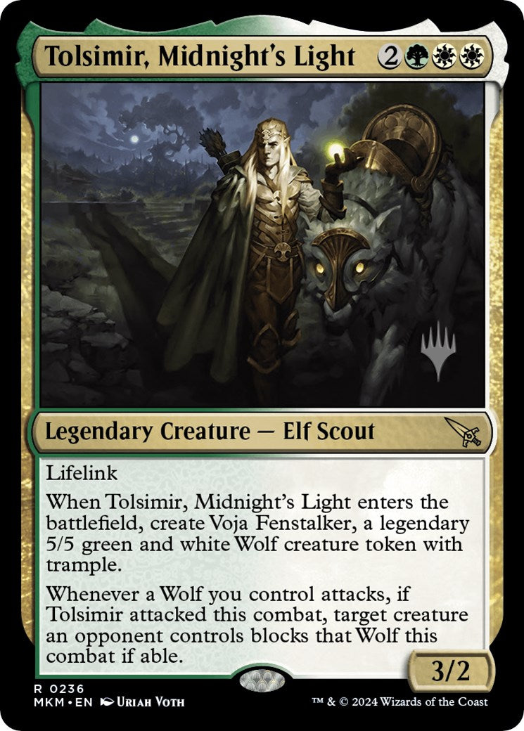 Tolsimir, Midnight's Light (Promo Pack) [Murders at Karlov Manor Promos] | D20 Games