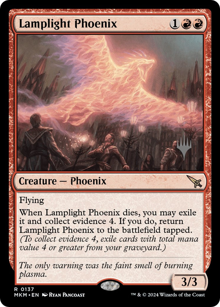 Lamplight Phoenix (Promo Pack) [Murders at Karlov Manor Promos] | D20 Games