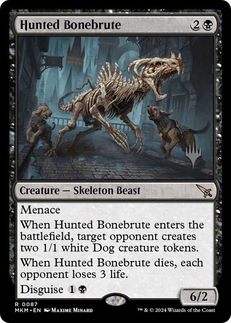 Hunted Bonebrute (Promo Pack) [Murders at Karlov Manor Promos] | D20 Games