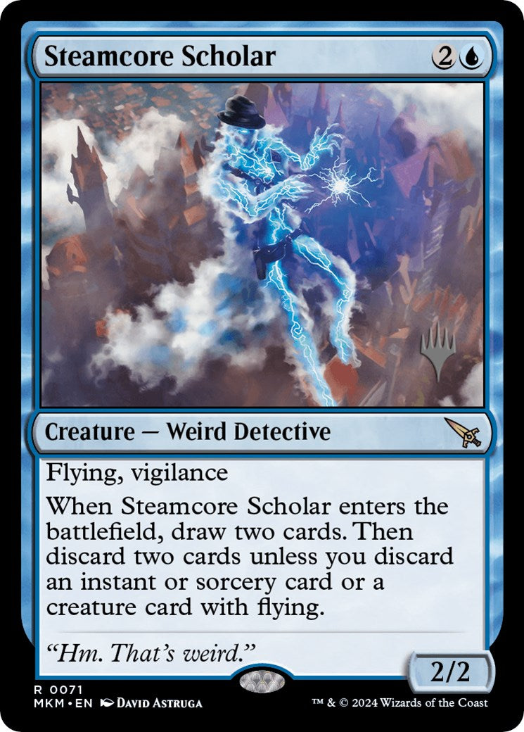 Steamcore Scholar (Promo Pack) [Murders at Karlov Manor Promos] | D20 Games