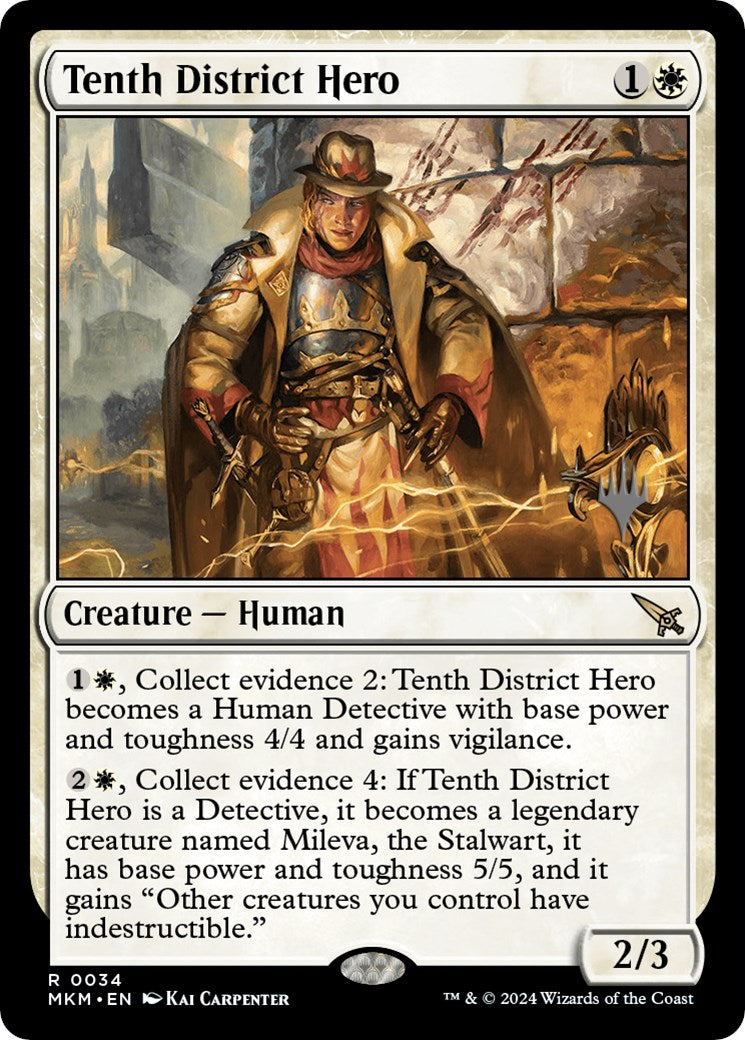 Tenth District Hero (Promo Pack) [Murders at Karlov Manor Promos] | D20 Games