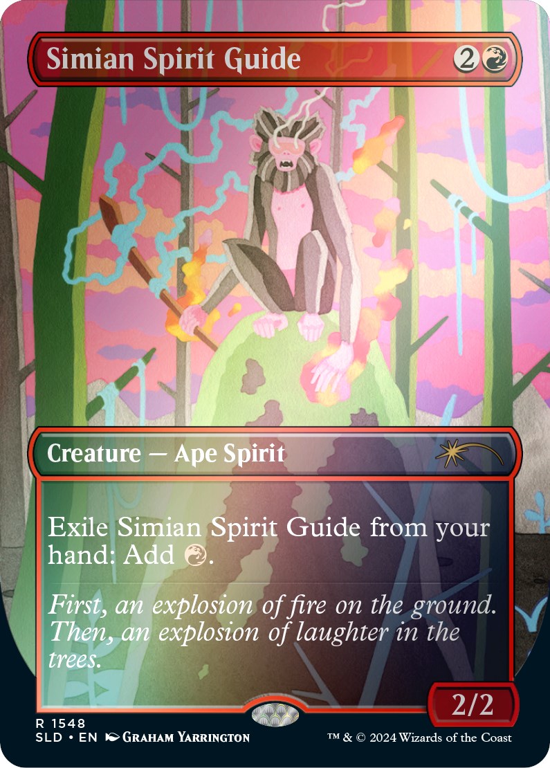 Simian Spirit Guide (Rainbow Foil) [Secret Lair Drop Series] | D20 Games