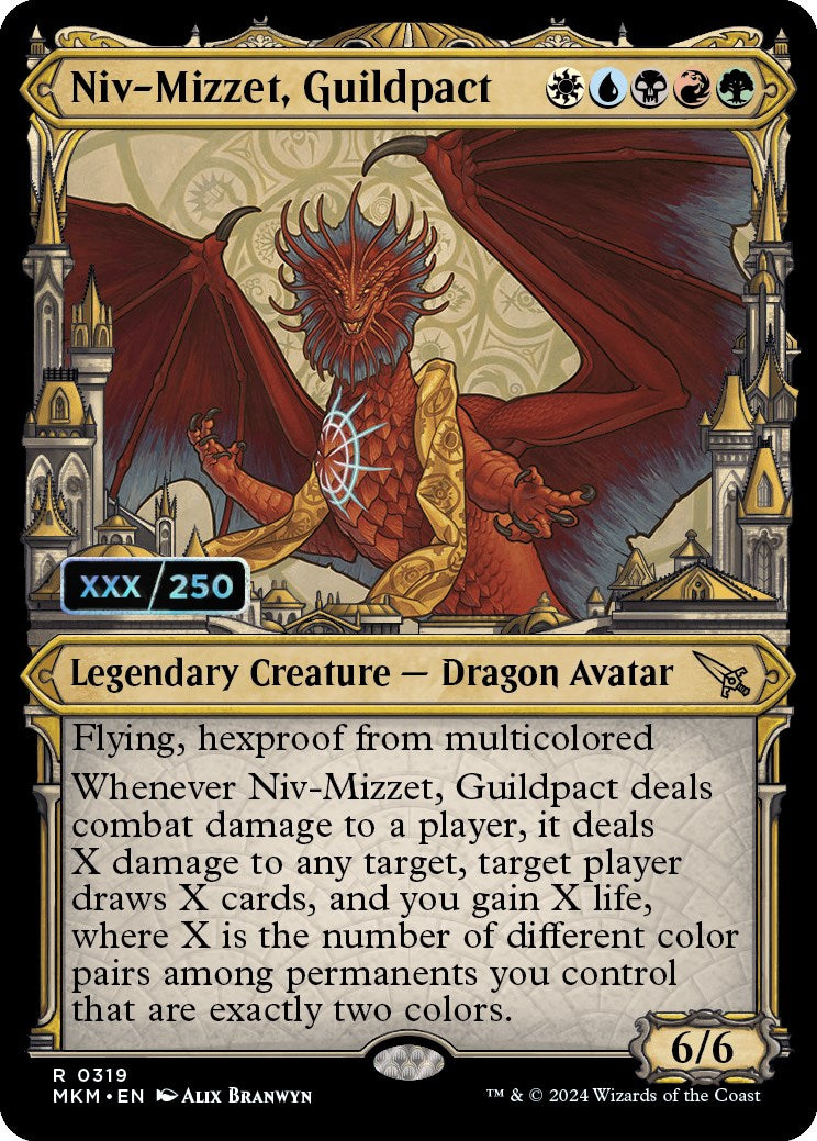 Niv-Mizzet, Guildpact (Serialized) [Murders at Karlov Manor] | D20 Games