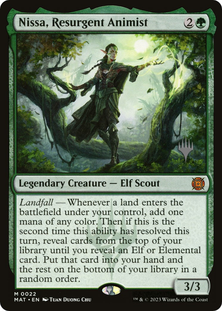 Nissa, Resurgent Animist (Promo Pack) [Murders at Karlov Manor Promos] | D20 Games