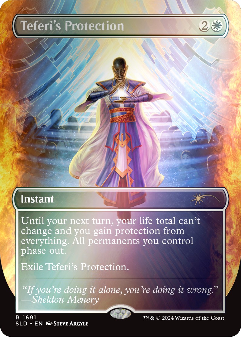 Teferi's Protection (1691) (Rainbow Foil) [Secret Lair Drop Series] | D20 Games