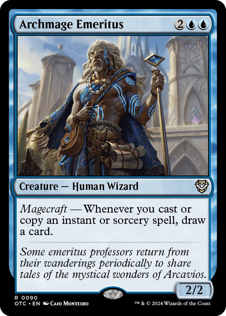 Archmage Emeritus [Outlaws of Thunder Junction Commander] | D20 Games