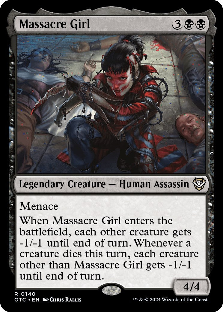 Massacre Girl [Outlaws of Thunder Junction Commander] | D20 Games