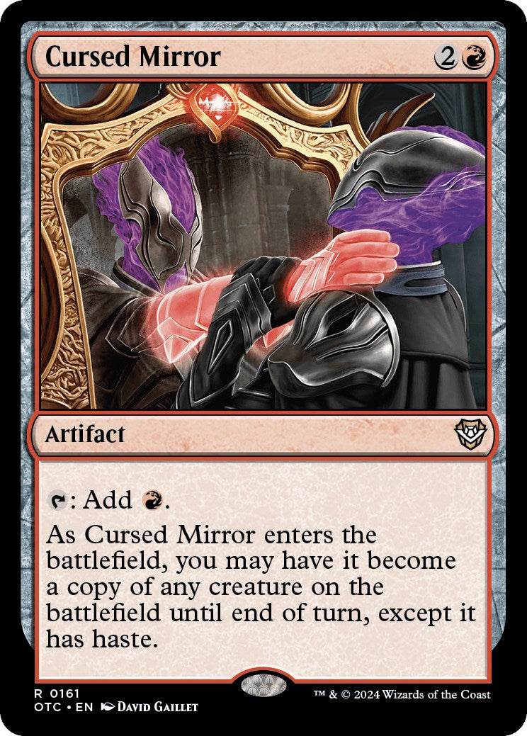 Cursed Mirror [Outlaws of Thunder Junction Commander] | D20 Games