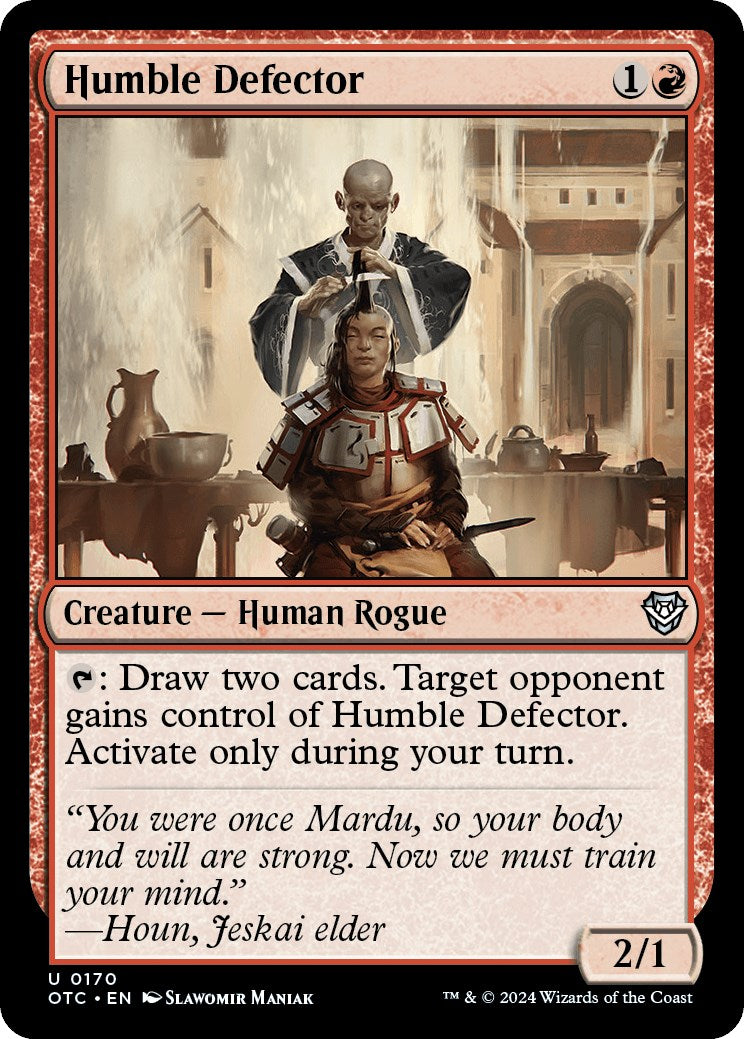 Humble Defector [Outlaws of Thunder Junction Commander] | D20 Games