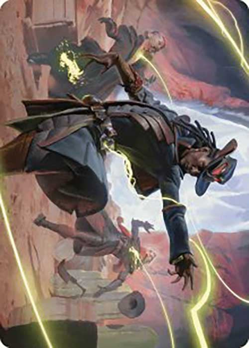 Lilah, Undefeated Slickshot Art Card [Outlaws of Thunder Junction Art Series] | D20 Games