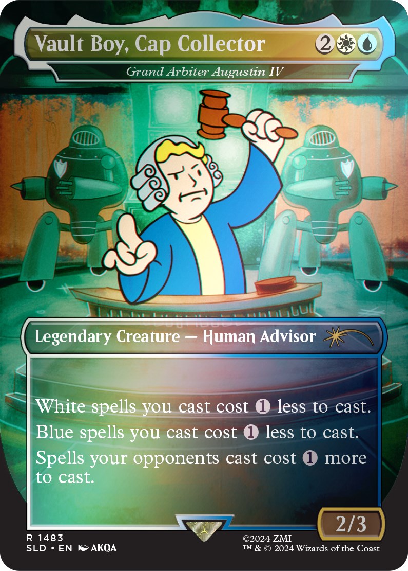 Vault Boy, Cap Collector - Grand Arbiter Augustin IV (Rainbow Foil) [Secret Lair Drop Series] | D20 Games