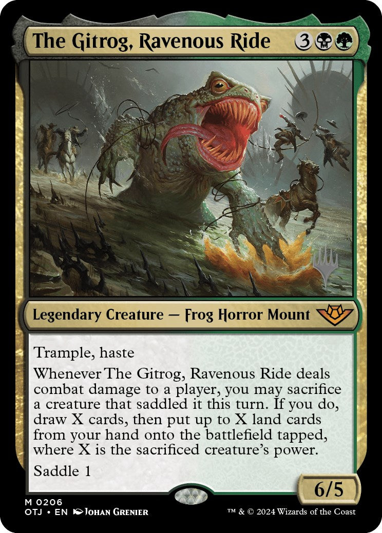 The Gitrog, Ravenous Ride (Promo Pack) [Outlaws of Thunder Junction Promos] | D20 Games