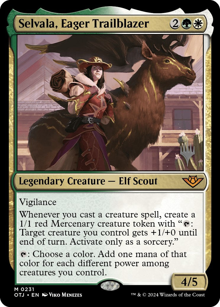 Selvala, Eager Trailblazer (Promo Pack) [Outlaws of Thunder Junction Promos] | D20 Games