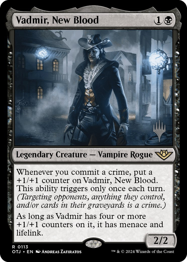 Vadmir, New Blood (Promo Pack) [Outlaws of Thunder Junction Promos] | D20 Games