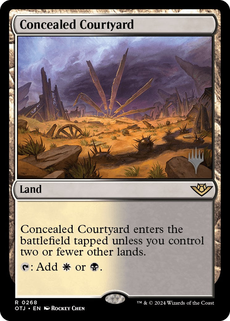 Concealed Courtyard (Promo Pack) [Outlaws of Thunder Junction Promos] | D20 Games